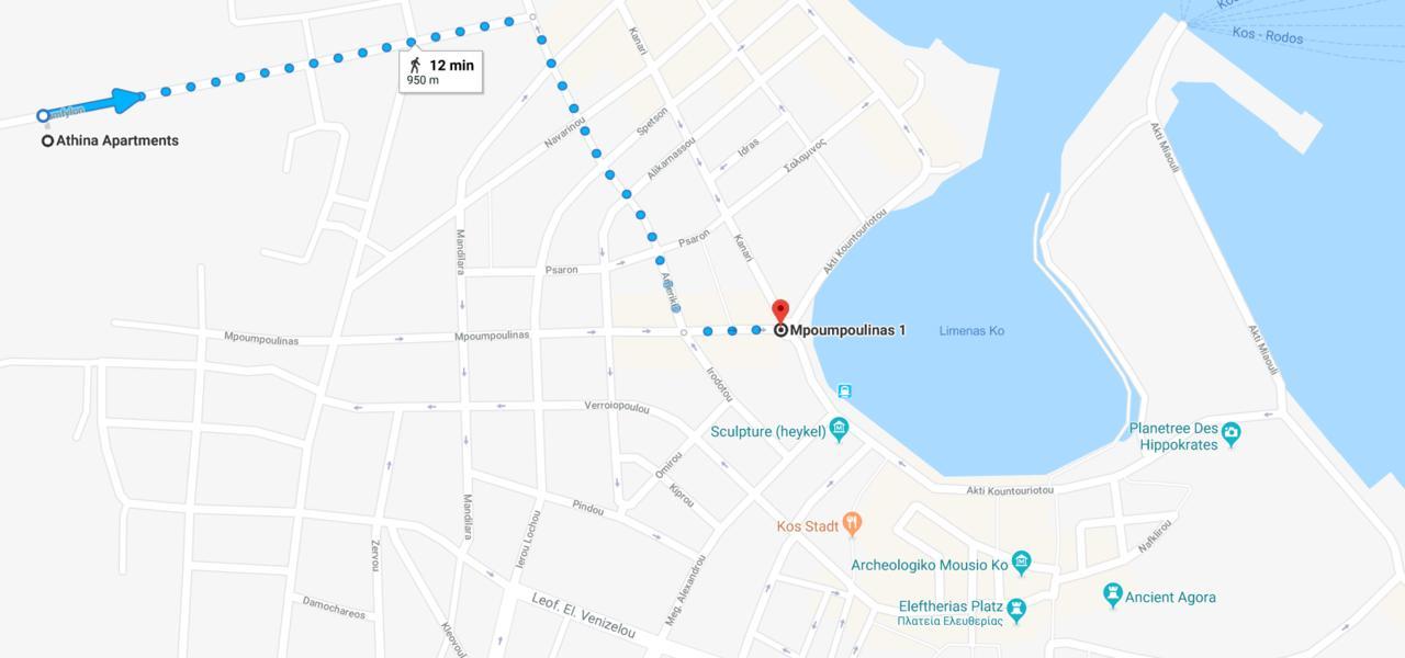 Athina Apartments And Bungalows コス・タウン エクステリア 写真